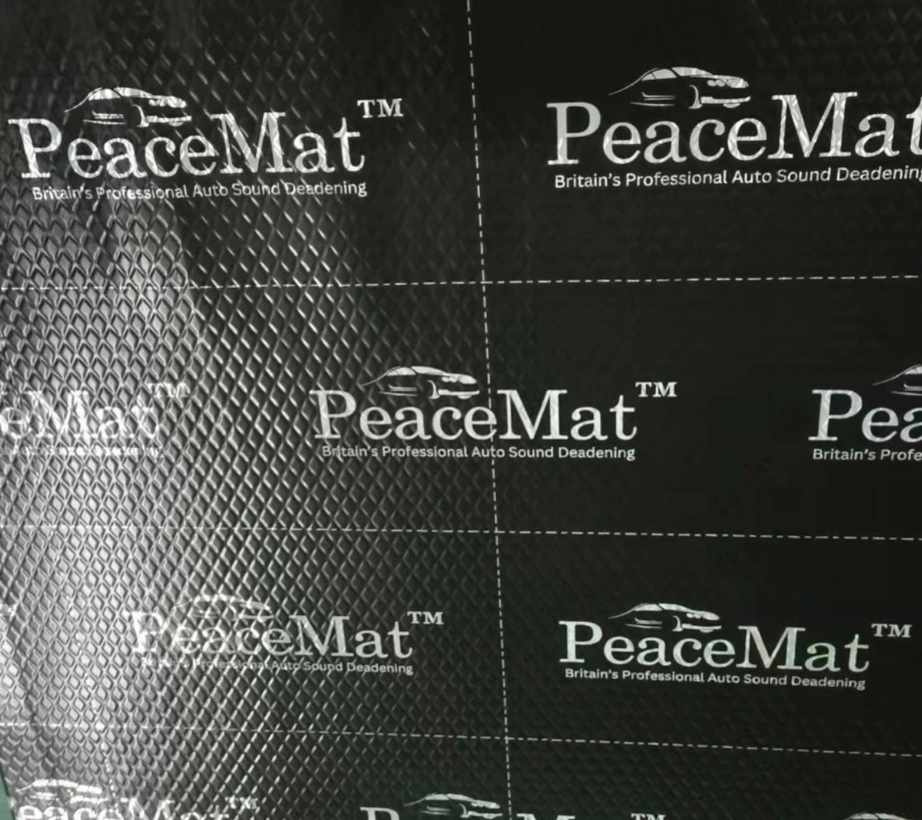 Camper Van Black Sound Deadening Pads, PeaceMAT™ XR (x20 Sheets)