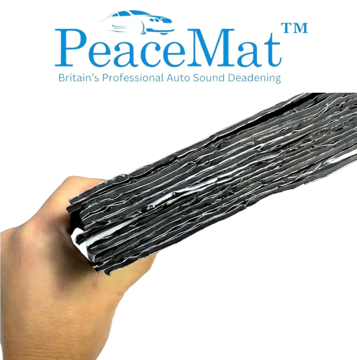 Camper Van Black Sound Deadening Pads, PeaceMAT™ XR (x20 Sheets)