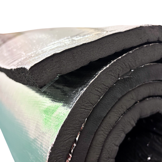 Off Cuts - 20mm Campervan, Van or Boat Adhesive Insulation & Soundproofing, 1m x 3m (1 Roll)