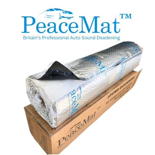 Camper Van Sound Deadening Mat, PeaceMAT XR 4m Roll in Silver