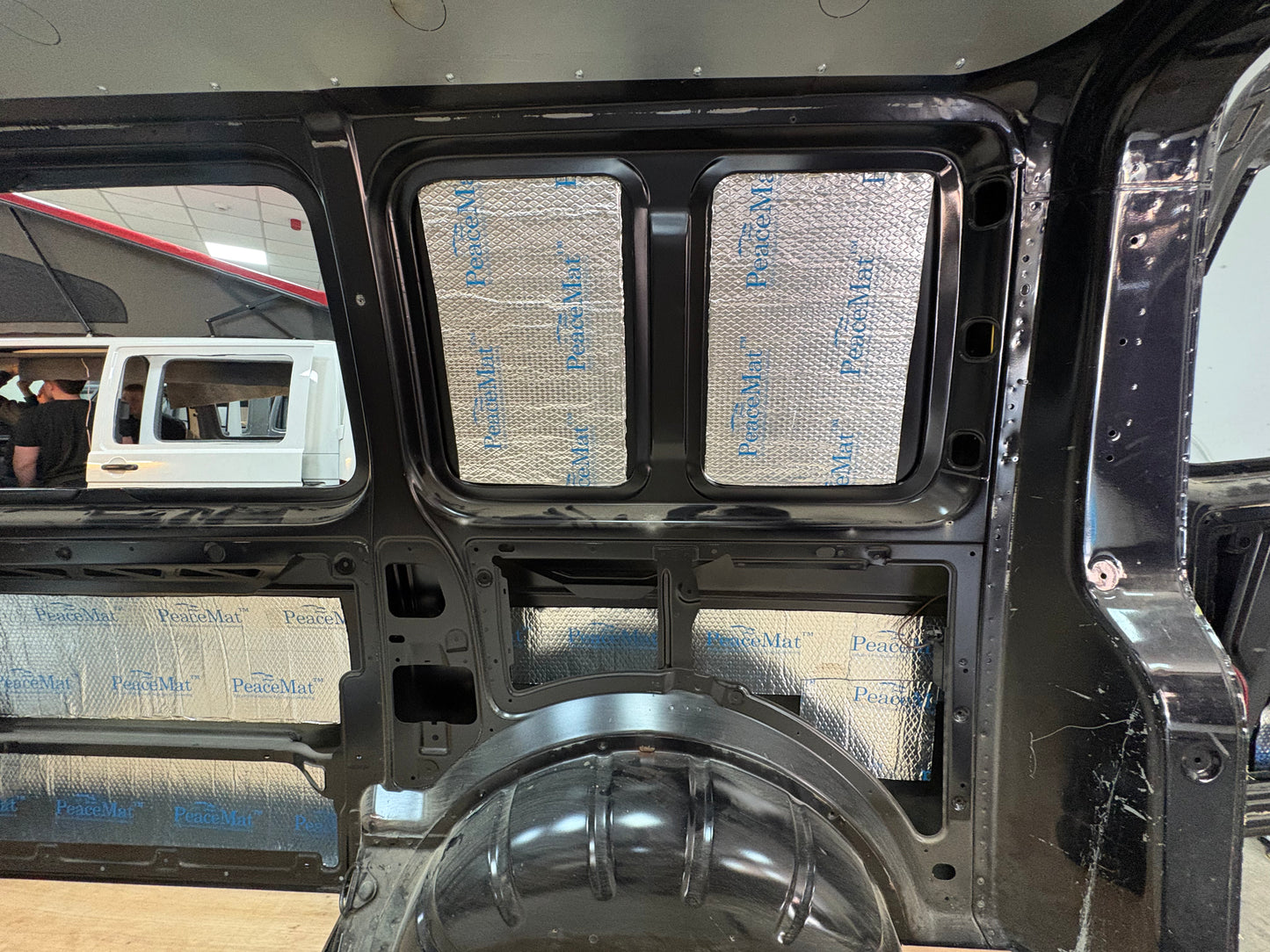 Camper Van Black Sound Deadening Pads, PeaceMAT™ XR (x20 Sheets)