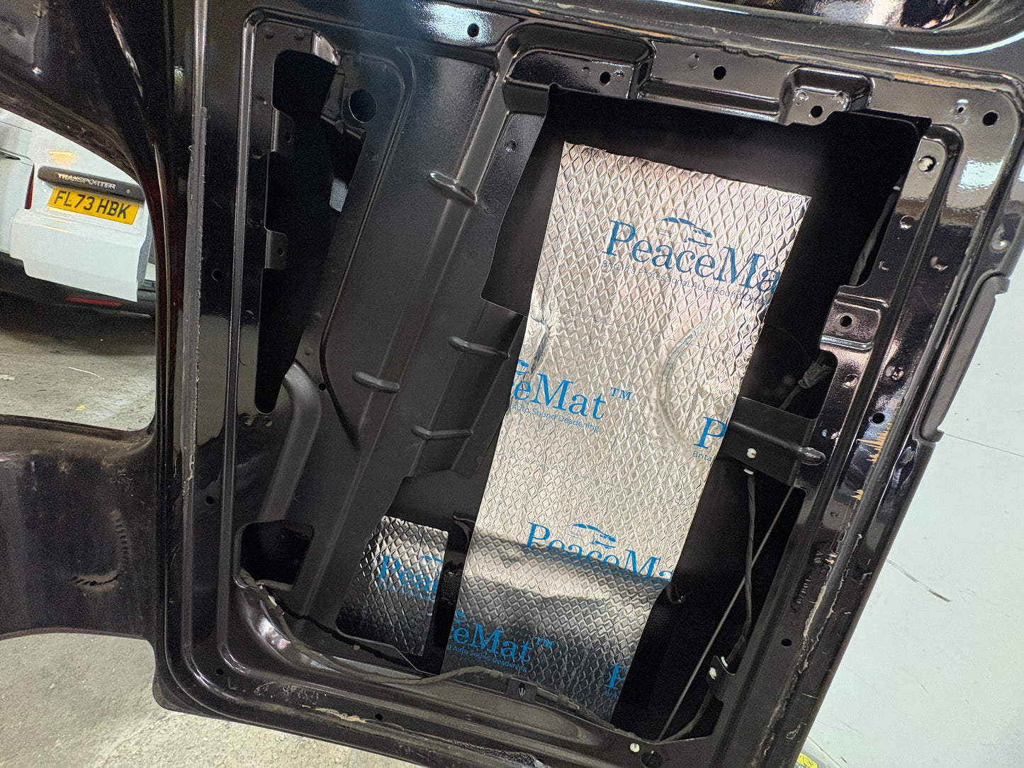 Camper Van Black Sound Deadening Pads, PeaceMAT™ XR (x20 Sheets)