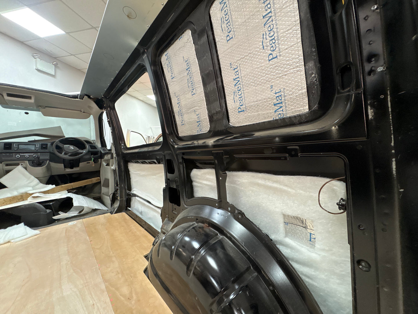 Camper Van Black Sound Deadening Pads, PeaceMAT™ XR (x20 Sheets)