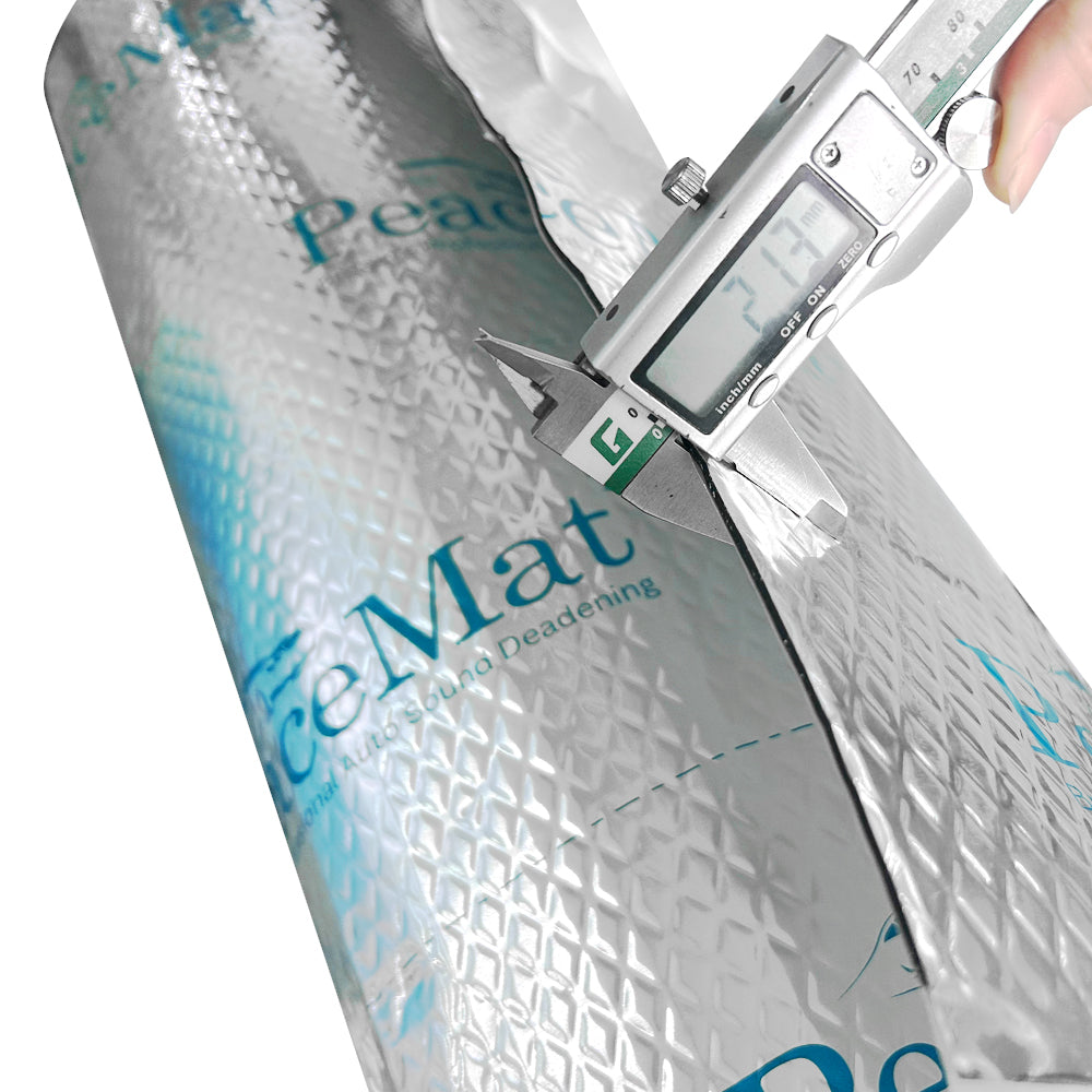 Camper Van Sound Deadening Mat, PeaceMAT XR 4m Roll in Silver