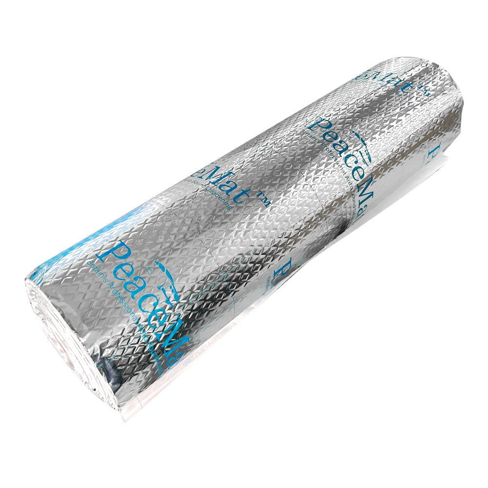Camper Van Sound Deadening Mat, PeaceMAT XR 4m Roll in Silver