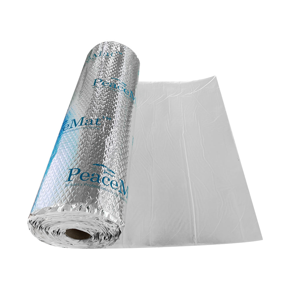 Camper Van Sound Deadening Mat, PeaceMAT XR 4m Roll in Silver