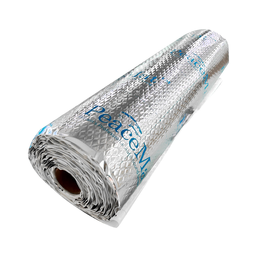 Camper Van Sound Deadening Mat, PeaceMAT XR 4m Roll in Silver