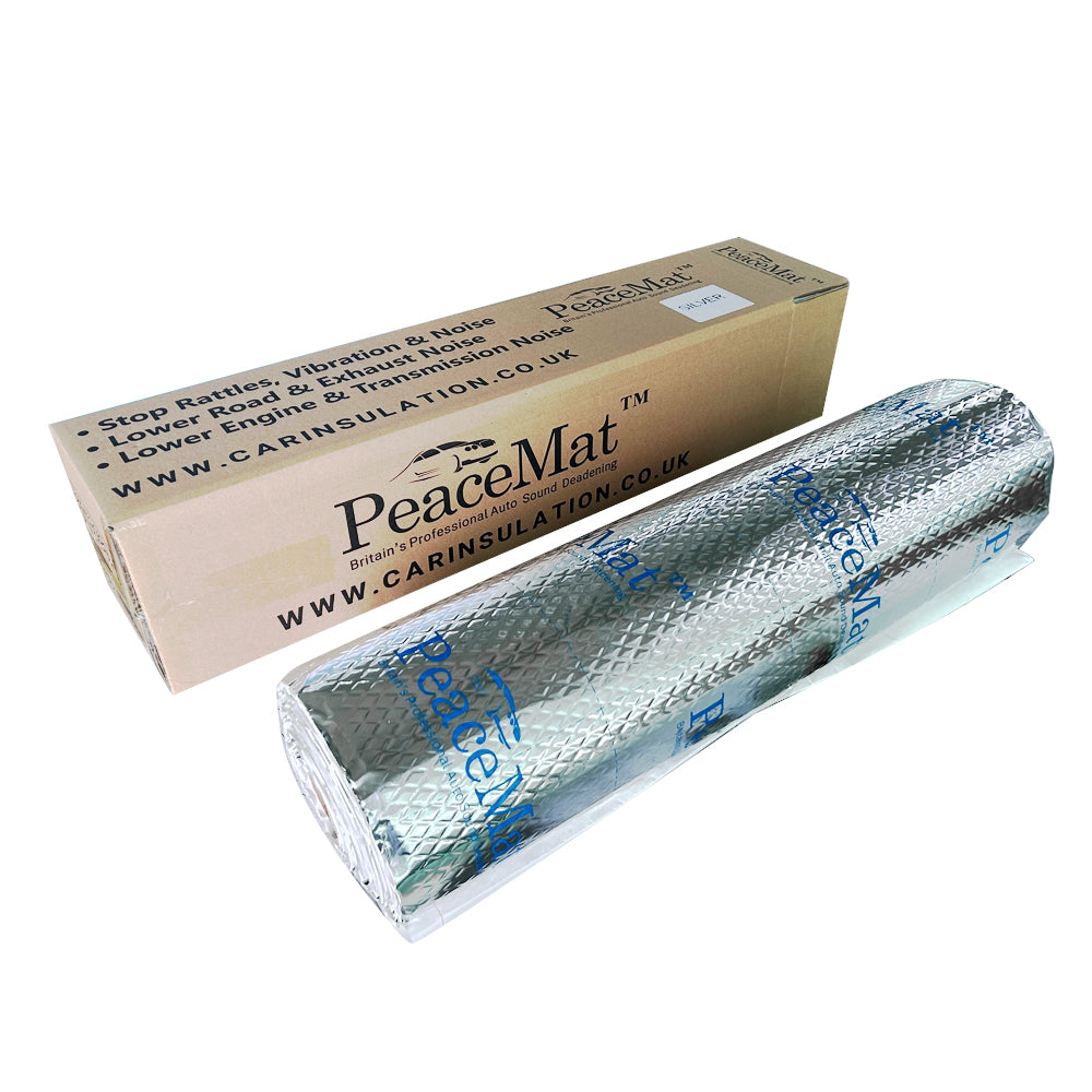 Camper Van Sound Deadening Mat, PeaceMAT XR 4m Roll in Silver