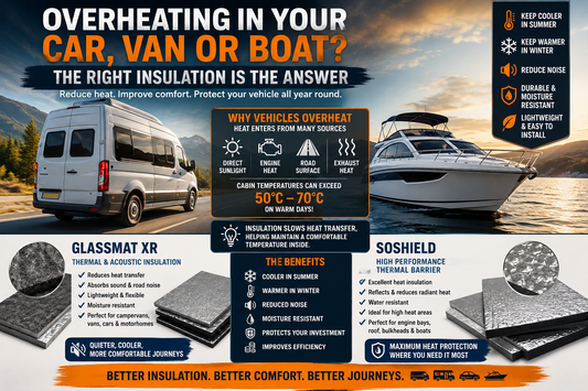 Car, Van & Boat Overheating? Best Insulation to Reduce Heat