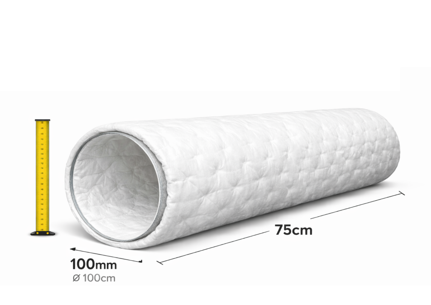 100mm air vent duct insulation
