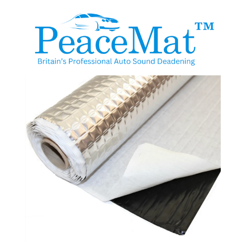 Camper Van Noise Dampening Mat, PeaceMAT XR, 4m Roll in Silver