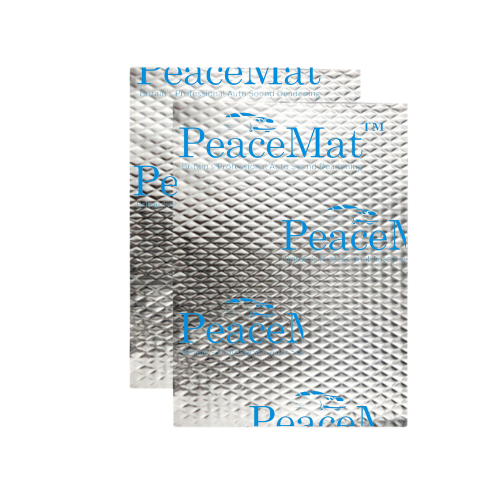 PeaceMAT™ XR (x10 Sheets) Camper Van Sound Deadening Pads, Silver