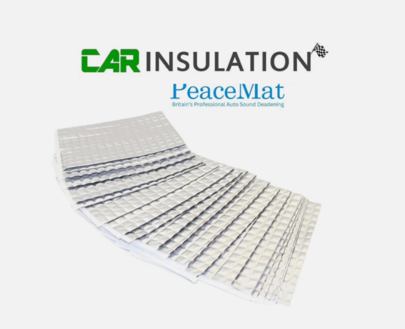 Camper Van Sound Deadening Pads, PeaceMAT™ XR (20 Sheets) Silver