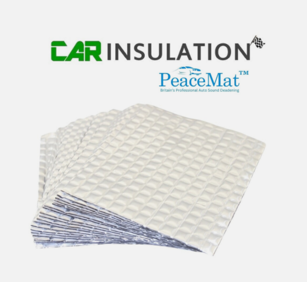 Camper Van Sound Deadening Pads, PeaceMAT™ XR (20 Sheets) Silver