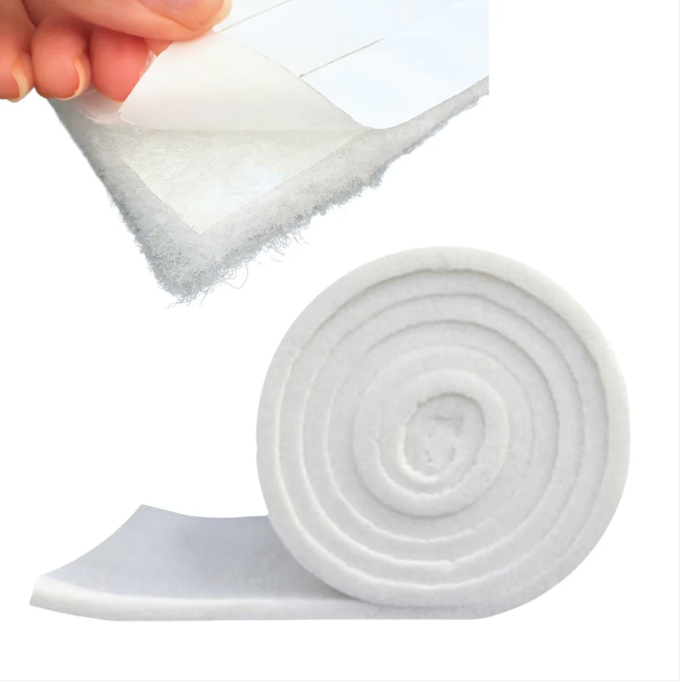 25mm Adhesive Campervan Thermal Fleece Insulation - Recycled Polyester Gap Filler for Van Conversion