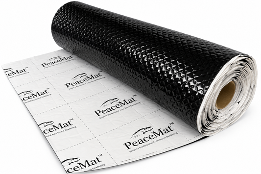 Camper Van Sound Deadening Mat, PeaceMAT XR 2m Roll in Black