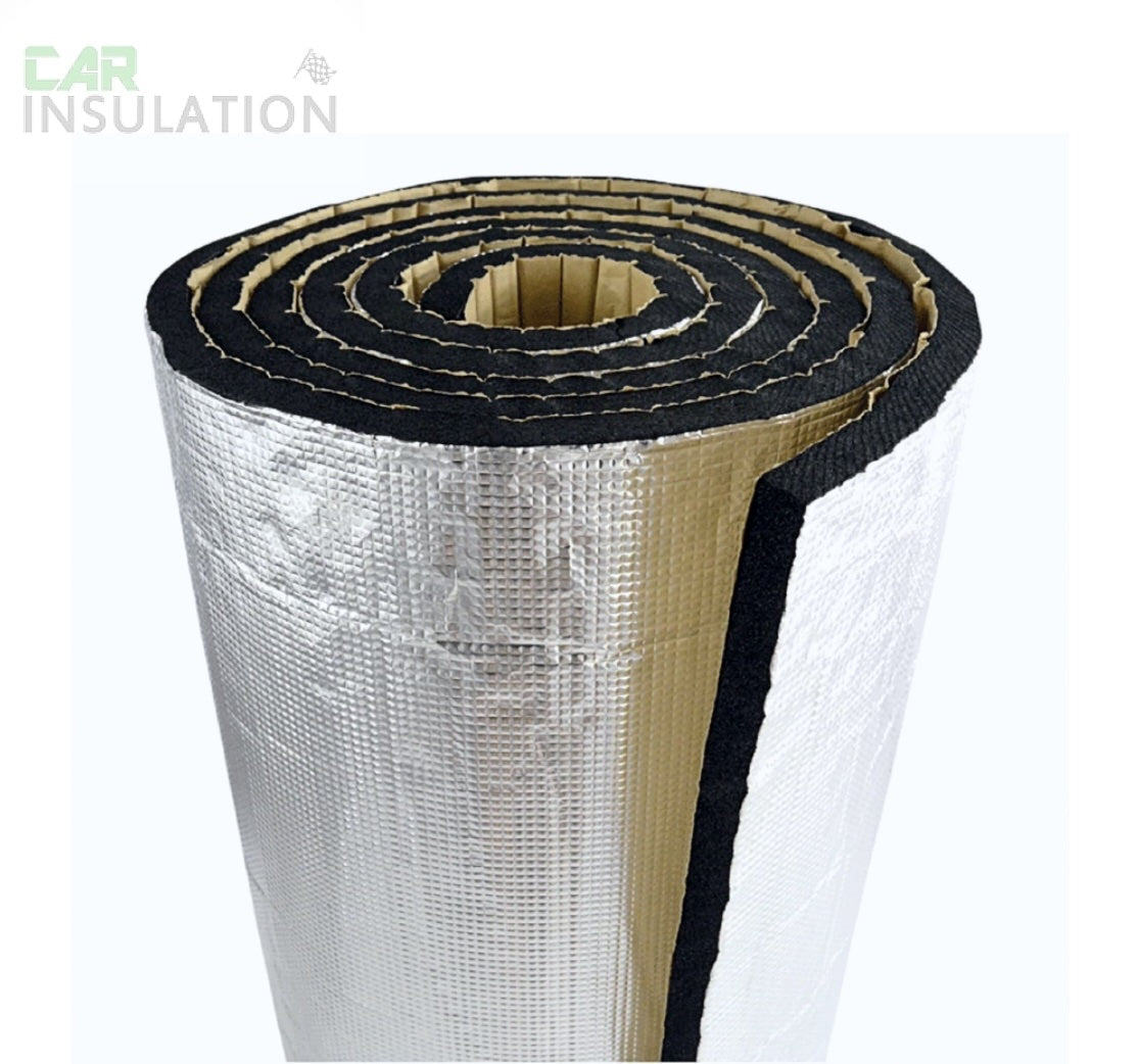 10mm Camper Van Soundproofing Foam Insulation with Aluminium Back, GlassMAT GR