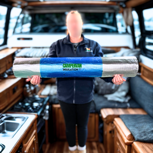 10mm Camper Van Soundproofing Foam Insulation with Aluminium Back, GlassMAT GR