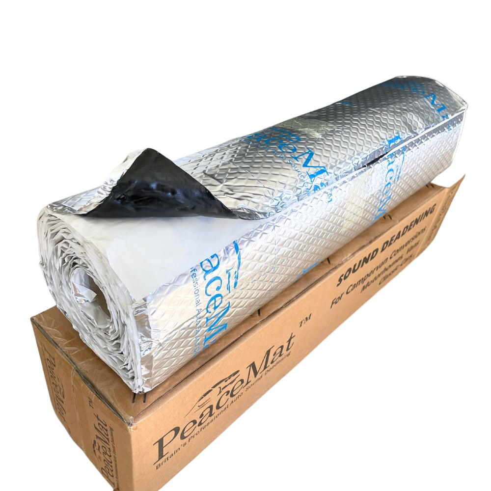 Campervan Sound Deadening Mat, PeaceMAT XR 2m Roll in Silver