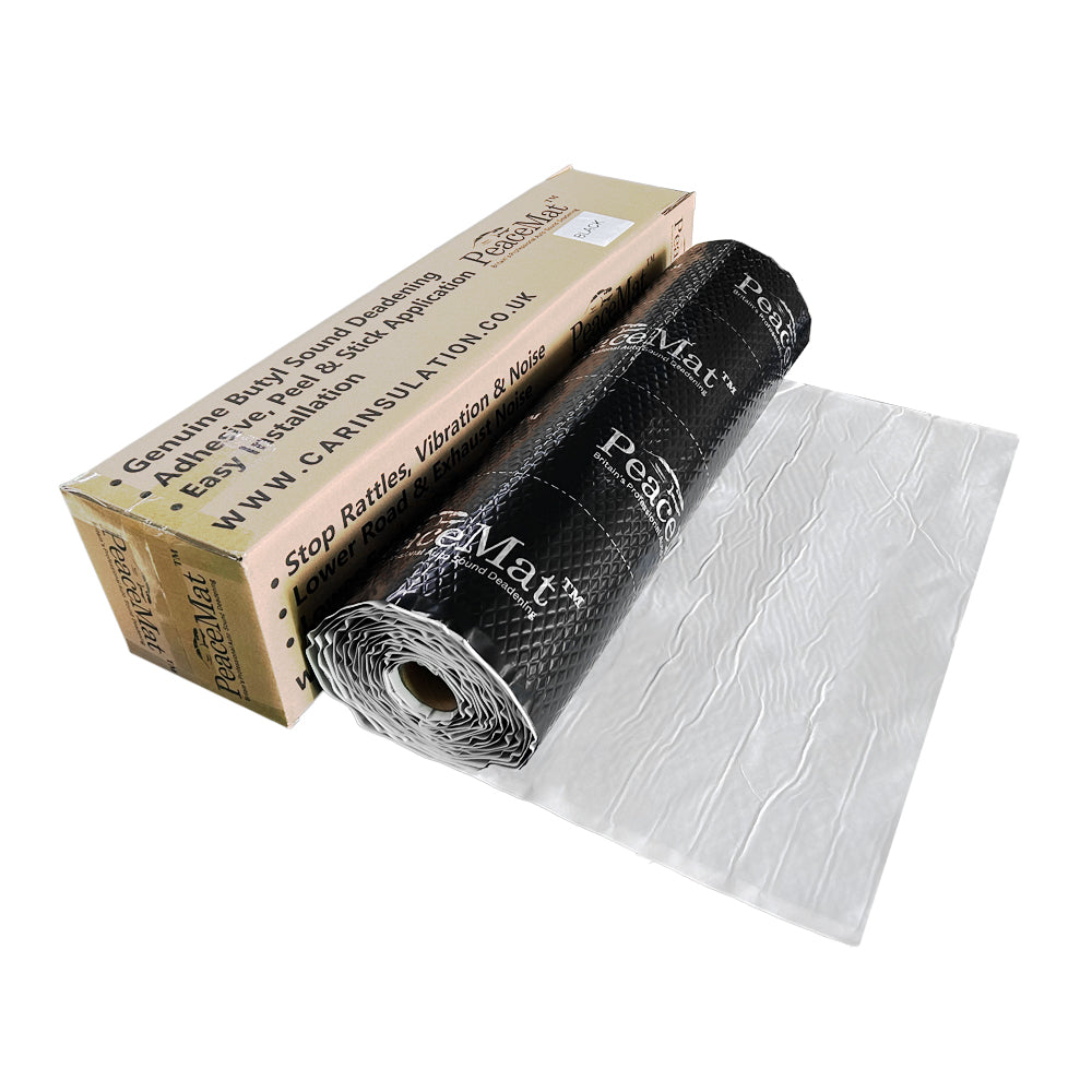 Camper Van Sound Deadening Mat, PeaceMAT XR 6m Roll in Black