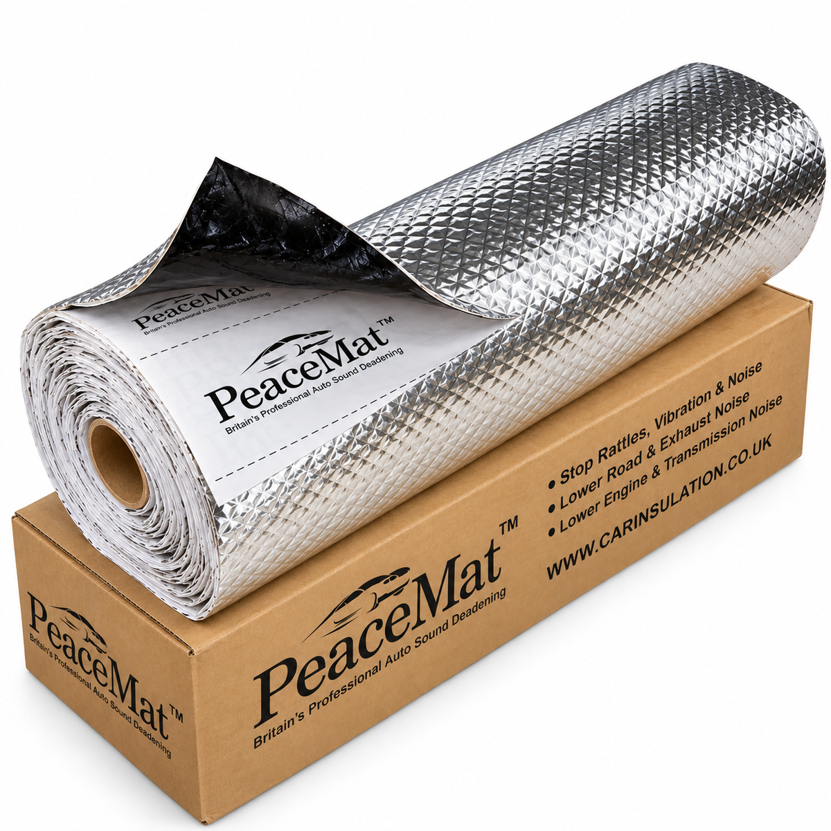 Campervan Sound Deadening Mat, PeaceMAT XR 2m Roll in Silver