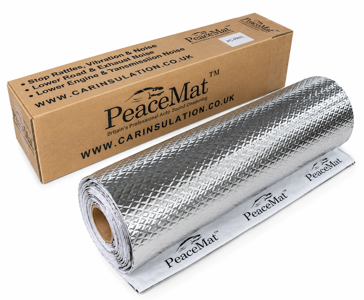 Campervan Sound Deadening Mat, PeaceMAT XR 2m Roll in Silver