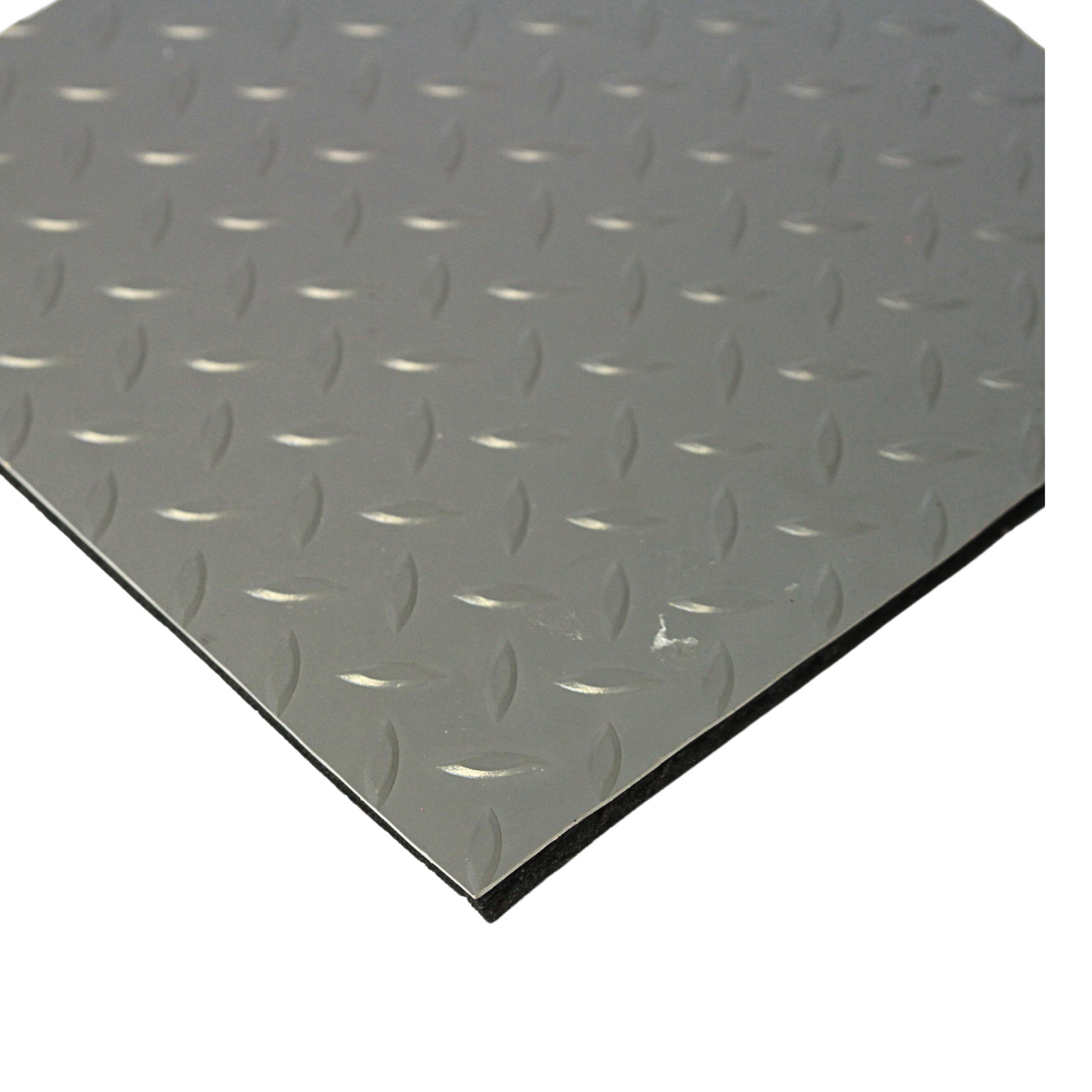 Floorflex Grey Camper Van Floor Soundproofing Checker 5mm PVC Mat + Foam