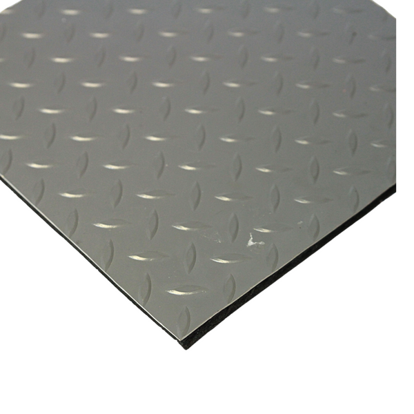 Floorflex Grey Camper Van Floor Soundproofing Checker 5mm PVC Mat + Fo ...
